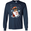 Image of Christmas Snowman Rottweiler Funny T-shirt