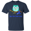 Image of Apraxia Awareness Blue Ribbon Owl Kids T-Shirt