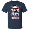 Image of Abraham Lincoln Shirt July 4th Party Like It's 1865 T Shirt