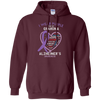 Image of Alzheimer Support Shirt Awareness Month Purple Grandma