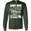 Image of Army Mom Shirt I Gave Birth To My Heroes Funny For Mother