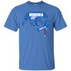 Image of Apraxia Awareness Blue Ribbon T-shirt Momma Bear Shirt