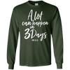 Image of A Lot Can Happen In 3 Days He Is Risen Shirt Easter Tee