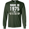 Image of Age Shirt Made in 1975 43rd Years Old 43 Birthday Gift