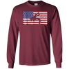 Image of American Wrestling Patriotic T-Shirt with the USA Flag