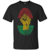 Image of African Pride Fingerprint Black History T-Shirt