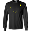 Image of Alaska T-Shirt State Flag Astrologie Big Dipper Polaris Tee