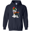 Image of Christmas Siberian Husky Dog T-Shirt, Puppy Xmas Gift
