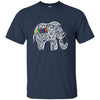 Image of Autism Awareness Elephant Long Sleeve T Shirt