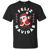 Image of Santa Dabbing Christmas Shirt Feliz Navidab