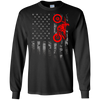 Image of American Flag Motocross Bike Dirtbiking Off Road Tshirt