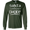 Image of Santa Is Promoting Me To Daddy T-Shirt | Christmas Tee