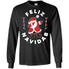 Image of Santa Dabbing Christmas Shirt Feliz Navidab