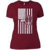 Image of American Flag USA Disc Golf Sports Game Funny T Shirt Gift
