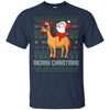 Image of Santa Riding Horse Merry Xmas Gift Tshirt