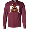 Image of Santa Poop Emoji Funny Christmas Shirt