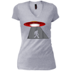 Image of Alien Big Foot Abduction Funny Gift Idea Shirt