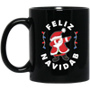 Image of Santa Dabbing Christmas Shirt Feliz Navidab
