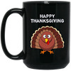 Image of "Happy Thanksgiving" Turkey Thanksgiving Funny T-Shirt