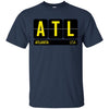 Image of ATL Atlanta Georgia USA Travel Souvenir Long Sleeve (Yellow)