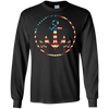 Image of American Flag USA Sailor Anchor, Military 4th of July Shirt