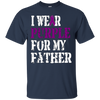 Image of Alzheimer's Awareness T-shirt I Wear Purple For My Father