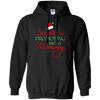 Image of Santas Promoting Me To Mommy Mom Christmas Maternity T-Shirt