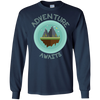 Image of Adventure Awaits Shirt Hiking Travel Mountain Tee Camping