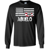 Image of ABUELO Fishing Shirt with Patriotic Flag - Fishing Dad Gifts