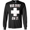 Image of 'Rub Dirt On It' Funny Baseball Sports T-shirt