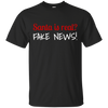 Image of Santa Fake News T-Shirt Trump Joke Funny Christmas Gift