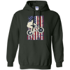 Image of American Flag Mountain Biking Shirt Long Sleeve Bike Lover