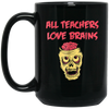 Image of Funny Halloween Teacher All Teachers Love Brains T Shirt
