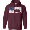 Image of American Flag Rhino Love Conservation Rhinoceros T-Shirt Fun