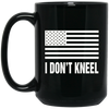 Image of American Flag I Don't Kneel Patriotic T-Shirt