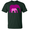 Image of "Mother Daughter Bond" Elephant Herd Parent Child T-Shirt