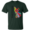 Image of "Freedom" Bright Colorful Bird Diversity Unity T-Shirt