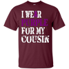 Image of Alzheimer's Awareness T-shirt I Wear Purple For My Cousin