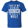 Image of Wolf Halloween Costume Shirt Funny Easy for Kids Men Women