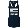 Image of American Flag I Don't Kneel Patriotic T-Shirt