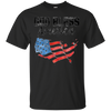 Image of American Flag T-Shirt God Bless America 4th of July Tee Unis