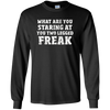 Image of Amputee T-Shirt What Are You Staring At You Two Legged Freak