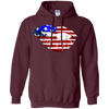 Image of American Flag Sexy Lips Shirt -July 4th Gift