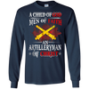 Image of Artilleryman Of Christ A Child Of God Men Of Faith T-shirt