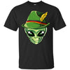 Image of Alien Oktoberfest T shirt Men Lederhosen Alpine Ufo Lover