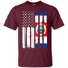 Image of American Costa Rica Patriotic Flag T-shirt