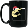 Image of Christmas Shrimp T-Shirt - Shrimp With Santa Hat Tee