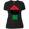 Image of Afro-American Fist salute Shirt African Heritage Symbol Tee
