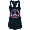 Image of American Peace Sign Funny Happy 4th Fourth Of July T-Shirt