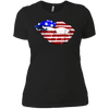 Image of American Flag Sexy Lips Shirt -July 4th Gift